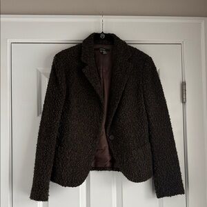 Zara Basic Dark Brown Blazer